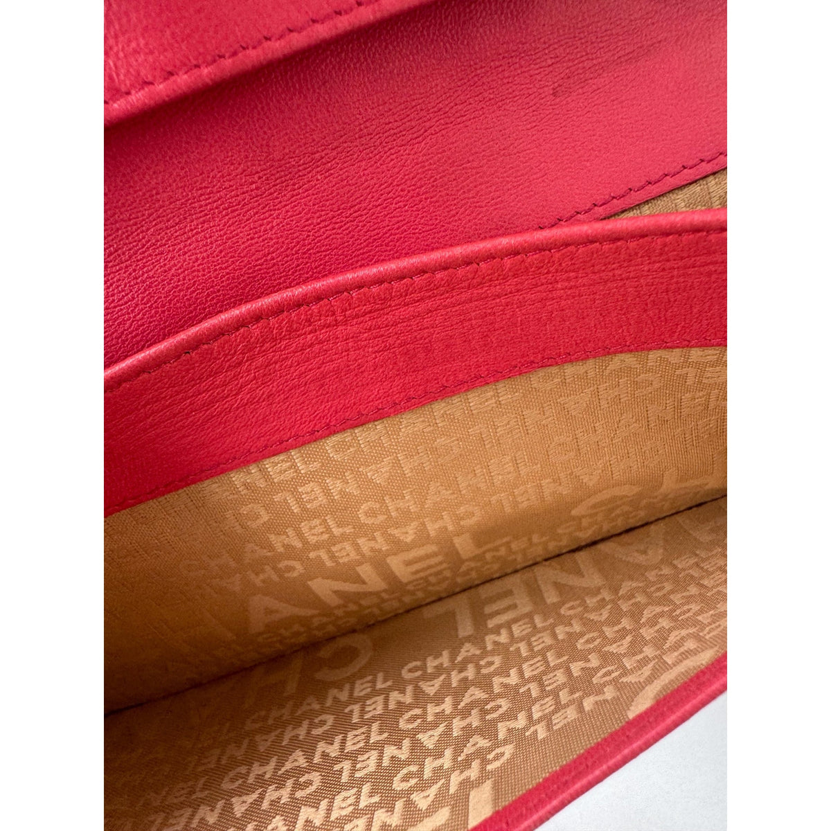 CHANEL Coral Lucky Charms Wallet