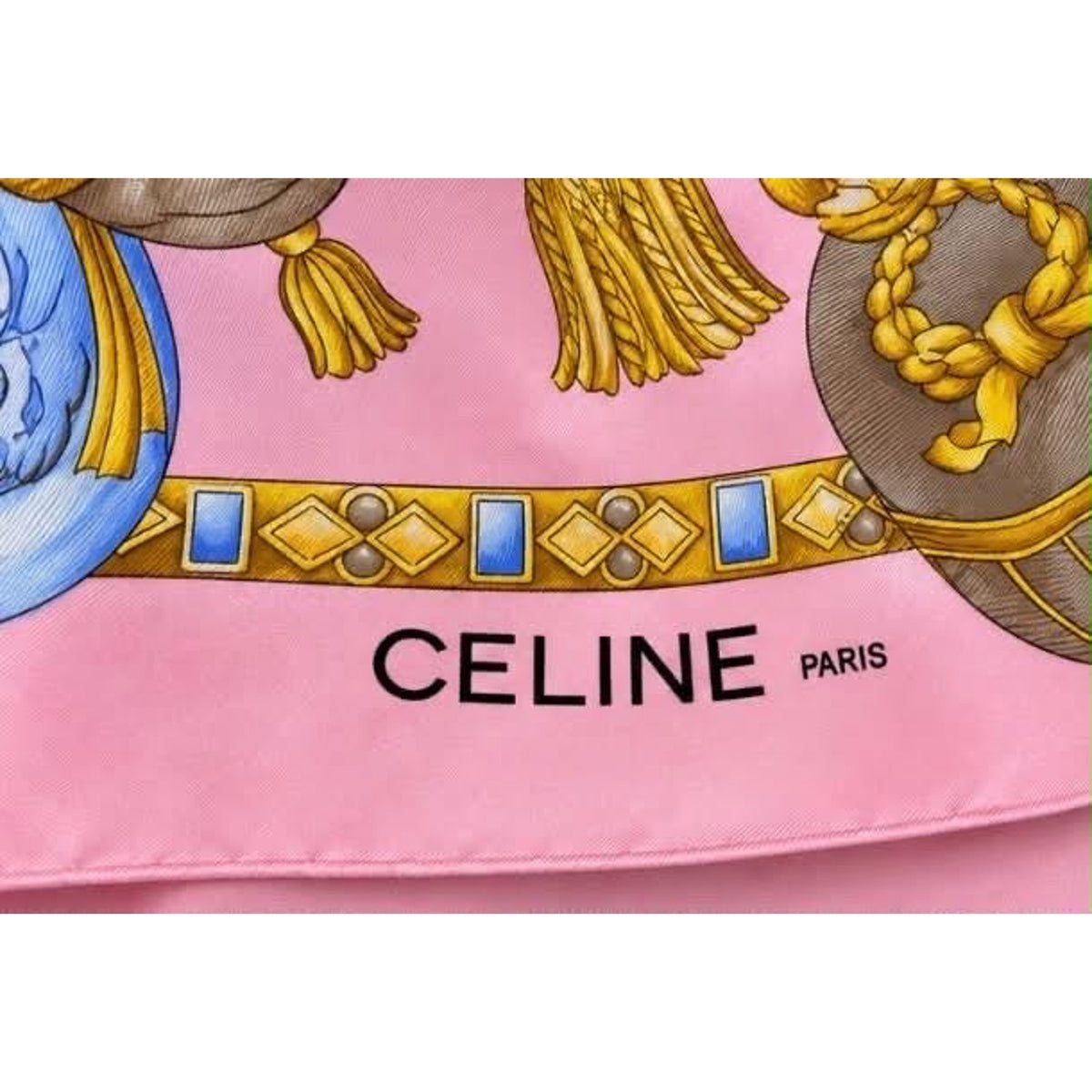 CELINE Paris Silk Scarf 90x90