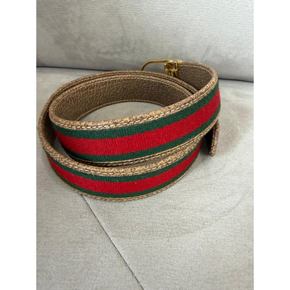GUCCI Reversible Web Stripe Belt