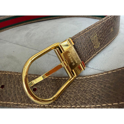 GUCCI Reversible Web Stripe Belt