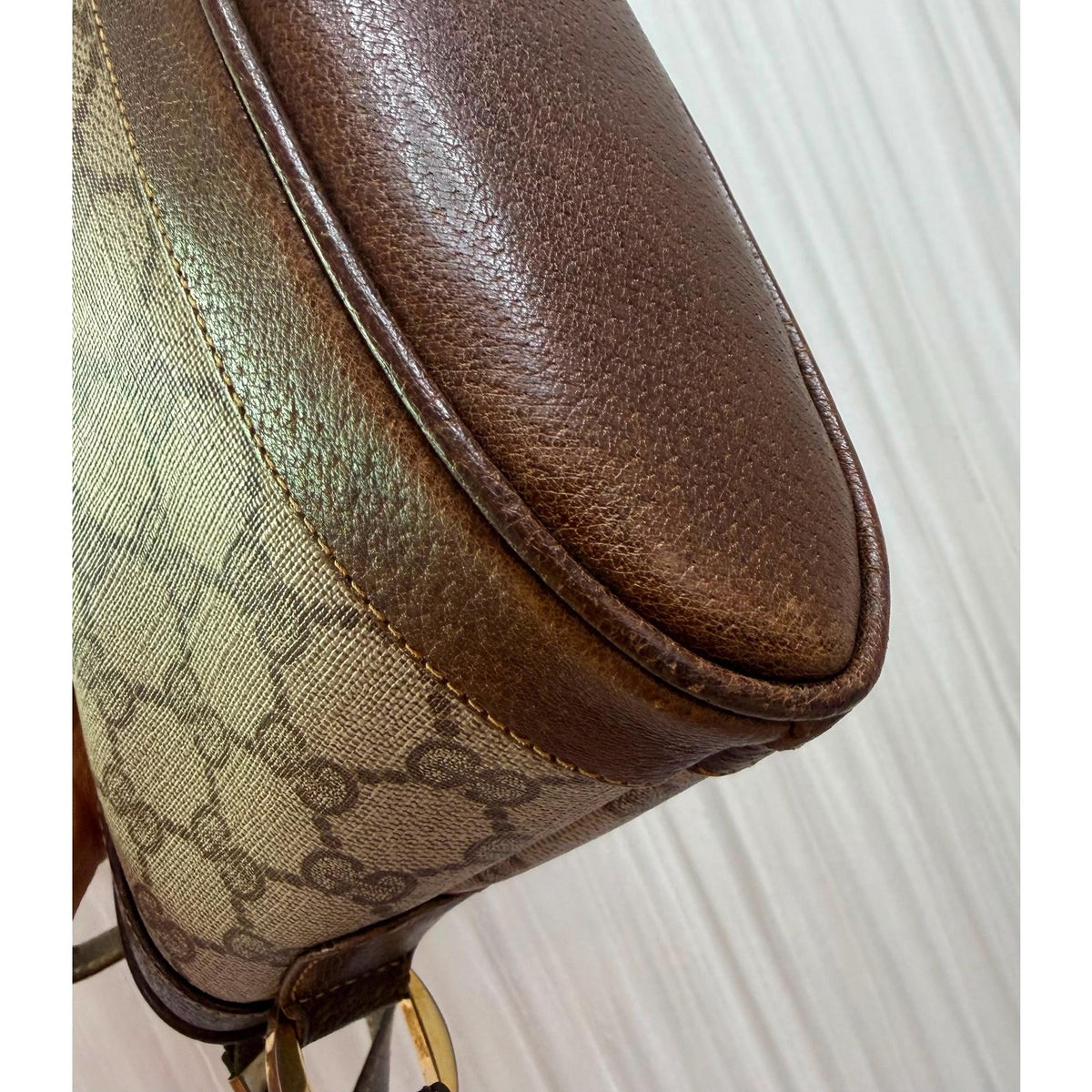 GUCCI Sherry Line GG Crossbody Bag
