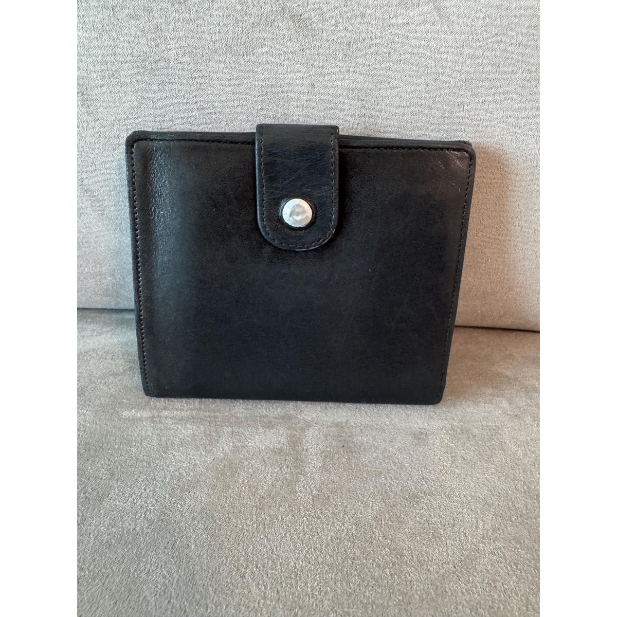 CHANEL Black Lambskin Bifold Wallet