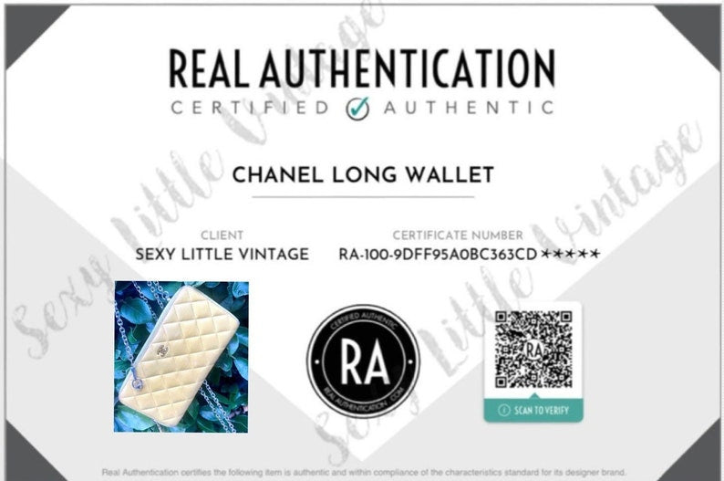 CHANEL AUTHENTIC Long Wallet
