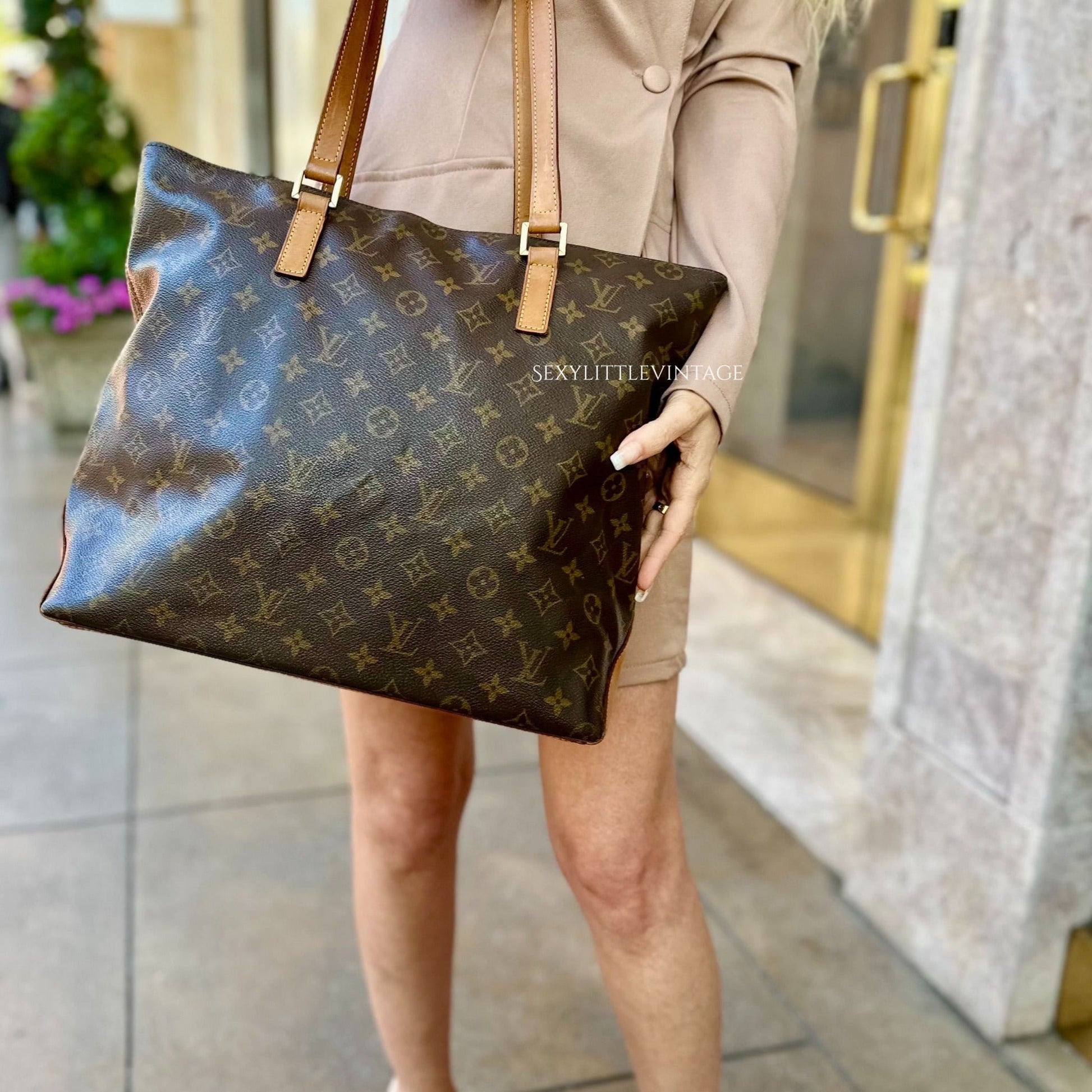 LOUIS VUITTON Cabas Piano Tote Bag – Sexy Little Vintage