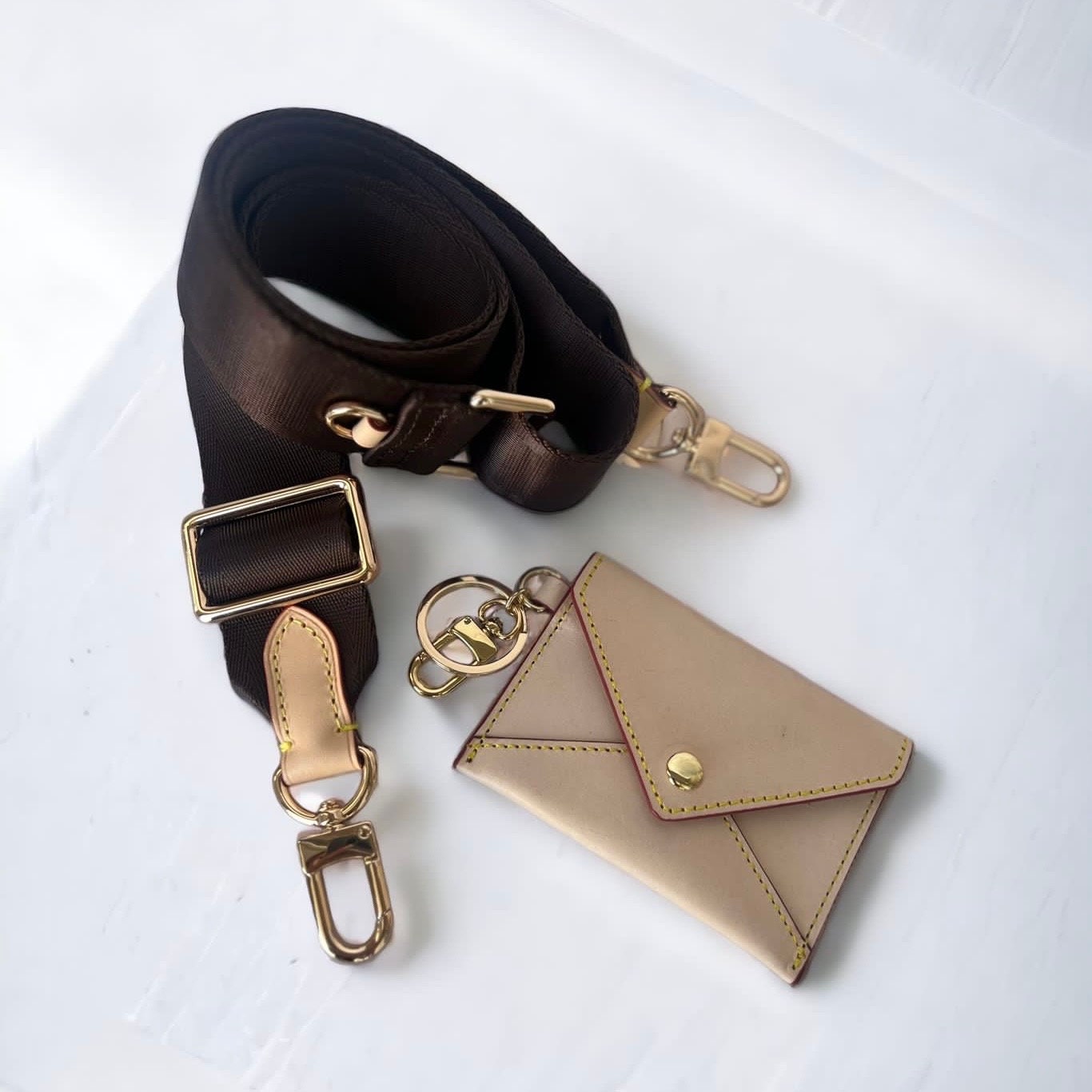 Nylon Bag Strap + Small ID Card Wallet