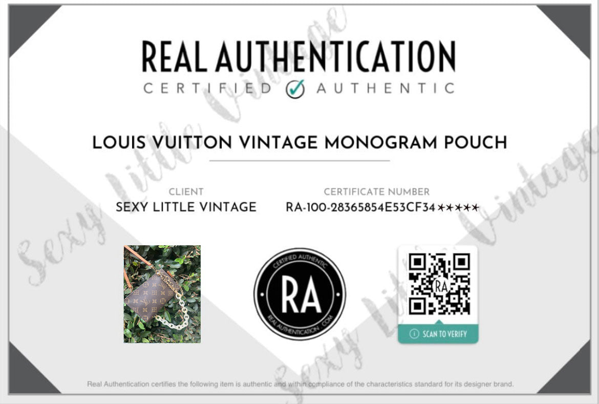 LOUIS VUITTON Vintage Logo Wallet Authentic