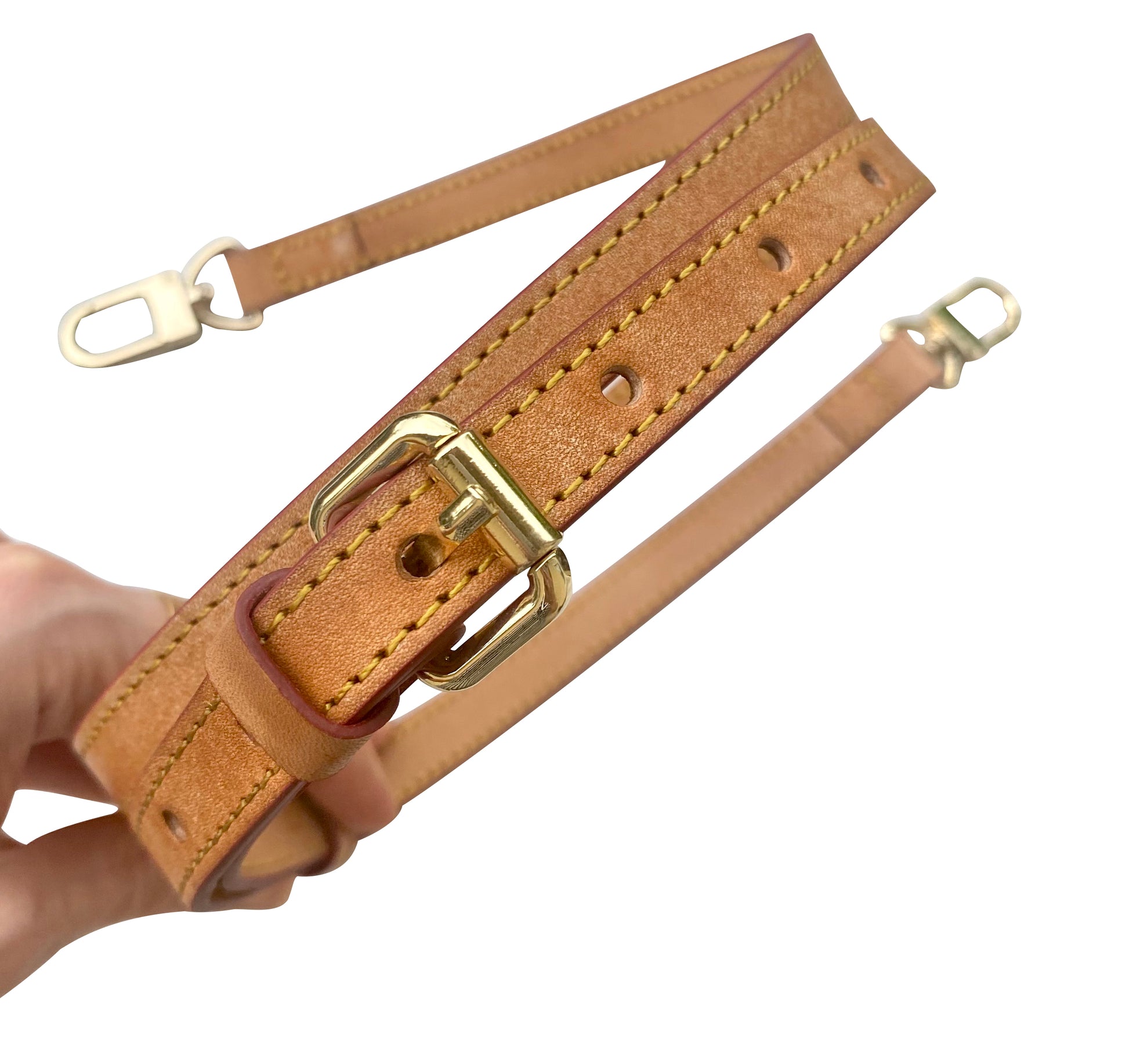 1.5cm Vachetta Leather Crossbody Strap for Medium Sized Louis Vuitton –  Timeless Vintage
