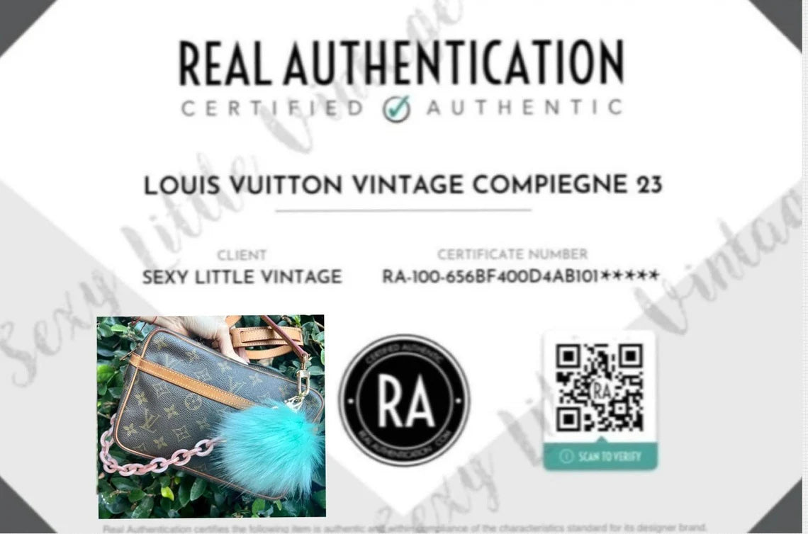 AUTHENTIC LOUIS VUITTON COMPIEGNE 23 + Complimentary Accessories