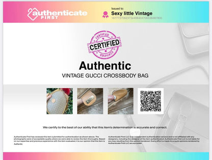 GUCCI VINTAGE CLUTCH + Complimentary Straps