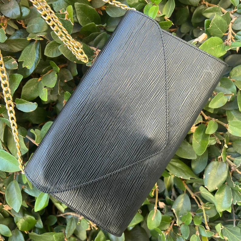 AUTHENTIC PRE OWNED LOUIS VUITTON EPI BLACK + Complimentary chain